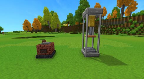 Glass Smelter and Metal Press